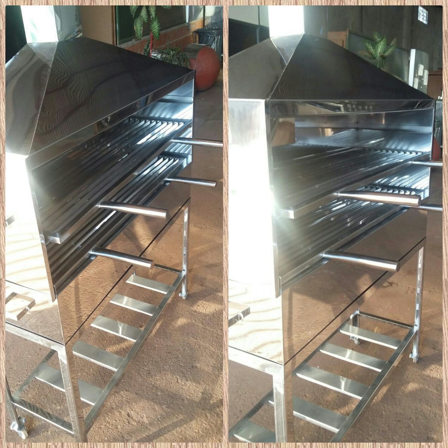 CHURRASQUEIRA EM AÇO INOX 